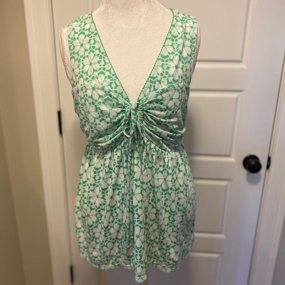 Anthropologie Sleeveless V-neck Top